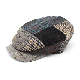 Daithi Cap Patchwork Tweed