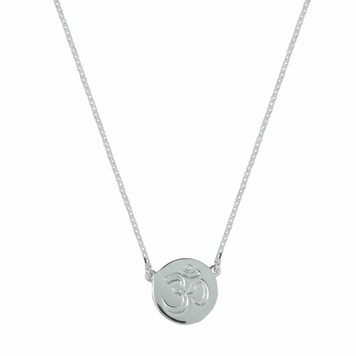 Inner Peace Silver Necklace