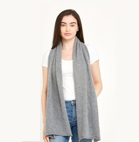 Pure cashmere scarf
