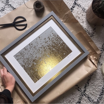 Disintegrate Framed Print