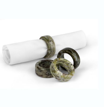 Connemara Marble Napkin Rings (set of 4) Connemara Marble Napkin Rings (set of 4)