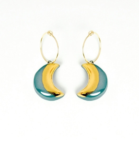 Crescent Moon Earrings (more colours) Crescent Moon Earrings (more colours)