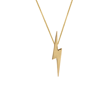 Pointed Lightning Bolt Pendant