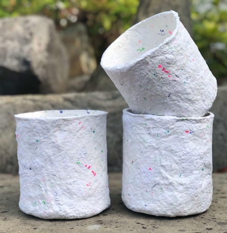 Recycled Paper Clay Pots Recycled Paper Clay Pots