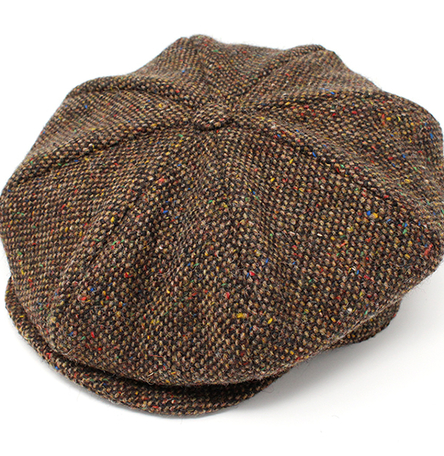 Eight Piece Cap Tweed