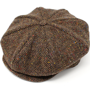 Eight Piece Cap Tweed