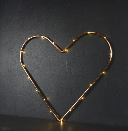 COPPER LOVE HEART