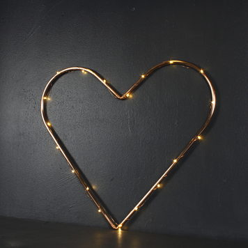 COPPER LOVE HEART