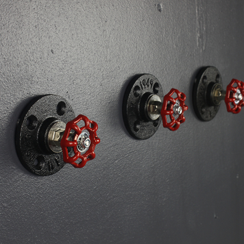 Industrial Coat Hook Set