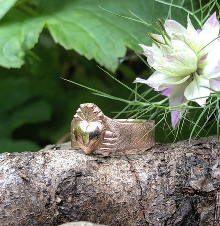 Rustic Claddagh Ring