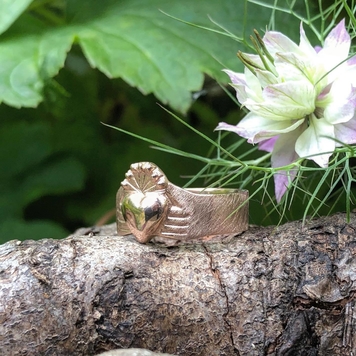 Rustic Claddagh Ring