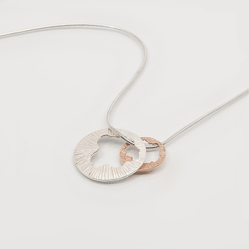 Rose Gold Shell Charm Pendant