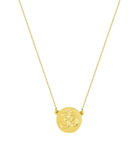 Inner Peace Solid Gold Necklace