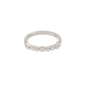 Sterling silver 'pebble' ring