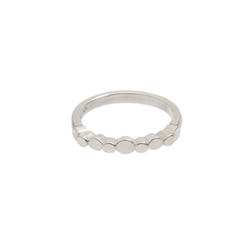 Sterling silver 'pebble' ring