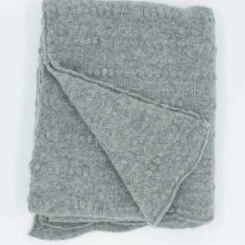 Grey Slub Scarf