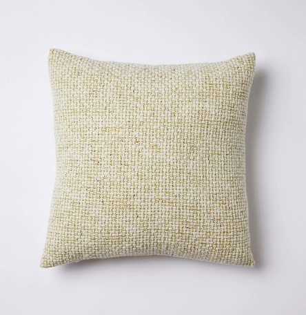 Mended Tweed Cushion Gooseberry Mended Tweed Cushion Gooseberry