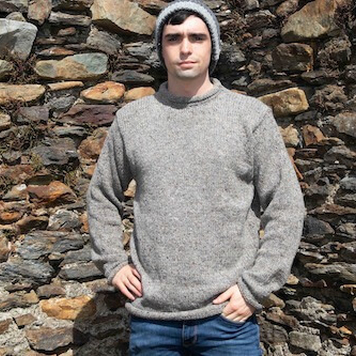 Men’s Fisherman Roll Neck Sweater