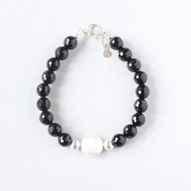 Black Onyx Pearl Bracelet