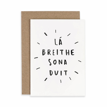 La Breithe Sona Duit ‘Happy Birthday’ Card