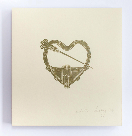 Tara Brooch Heart Print Tara Brooch Heart Print