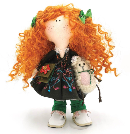 Grainne - Irish Handmade Collectible Doll