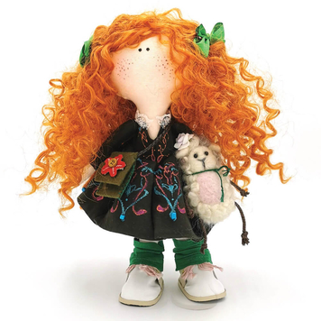 Grainne - Irish Handmade Collectible Doll