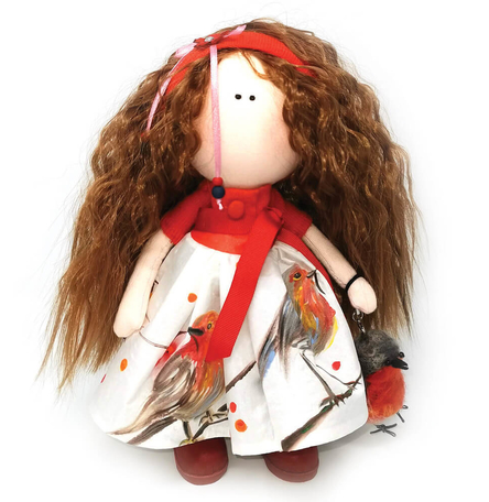 Robin - Handmade Collectible Irish Doll