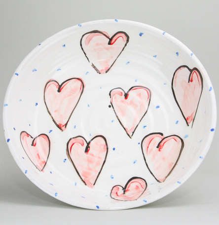 Large Heart Flat Bowl H24 Large Heart Flat Bowl H24