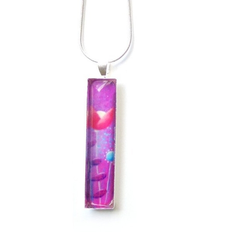 Long Pendant “Purple Haze”