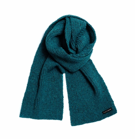 Donegal Wool Knit Scarf