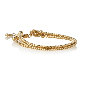 Mbr17001 Triple Strand Minimal Bracelet 14kt GF