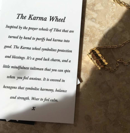 Karma Wheel Necklace