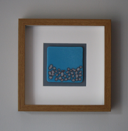 Cyan Blue 'Pebble Beach' Frame