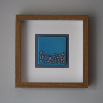 Cyan Blue 'Pebble Beach' Frame