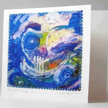 Hand Made Card The Brendan Voyage