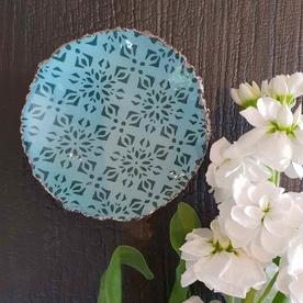 Patterned Lustre Dish