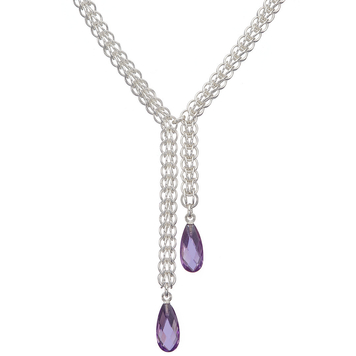 "Purple Drops" Necklace
