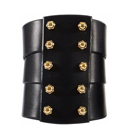 Front Panel Cuff - Unisex - Black